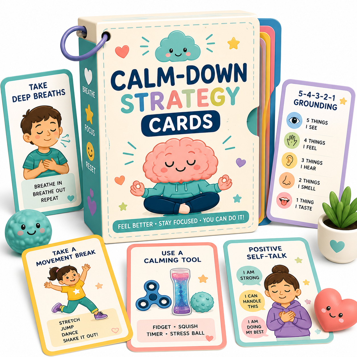 ADHD Calm-Down Strategy Cards