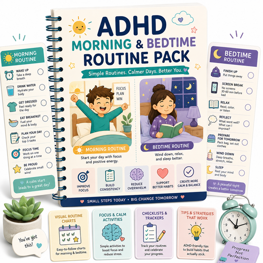 ADHD Morning & Bedtime Routine Pack