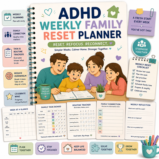 ADHD Weekly Family Reset Planner
