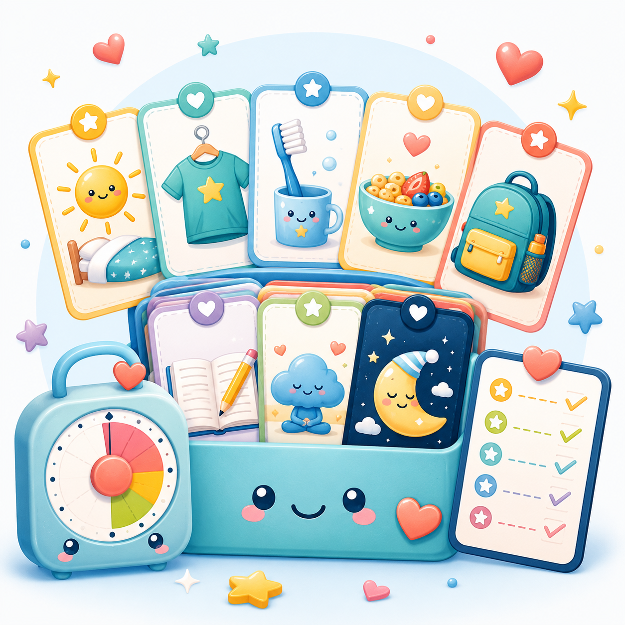 ADHD Daily Routine Cards